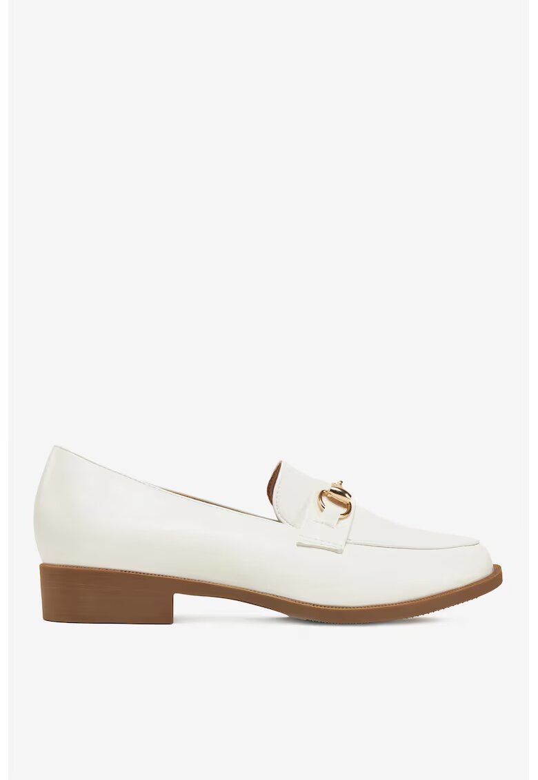 DeeZee Mocasini Sintetic - Alb - Alb