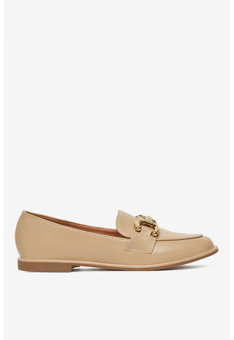 DeeZee Mocasini Sintetic - Bej - Bej