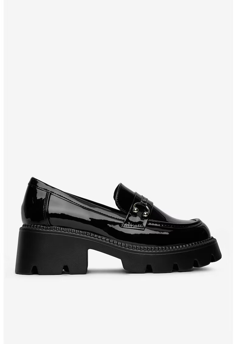 DeeZee Mocasini Sintetic Negru - Negru
