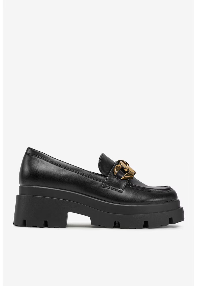 DeeZee Mocasini Sintetic - Negru - Negru