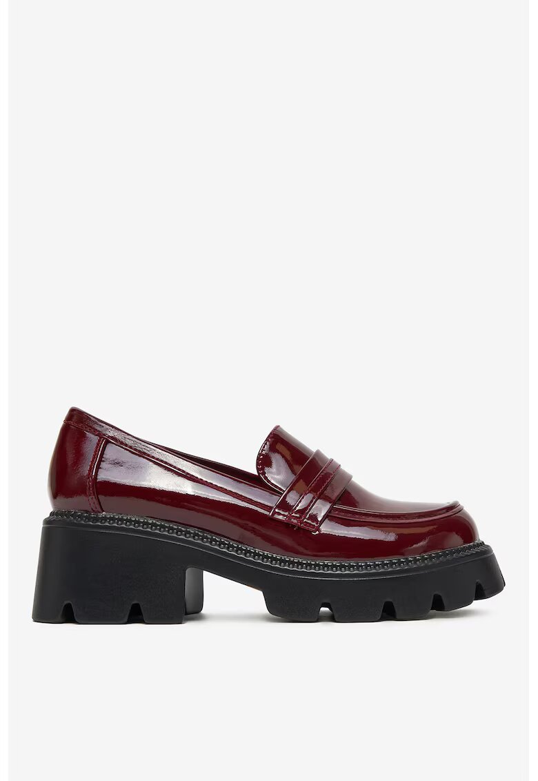 DeeZee Mocasini Sintetic - Rosu - Rosu