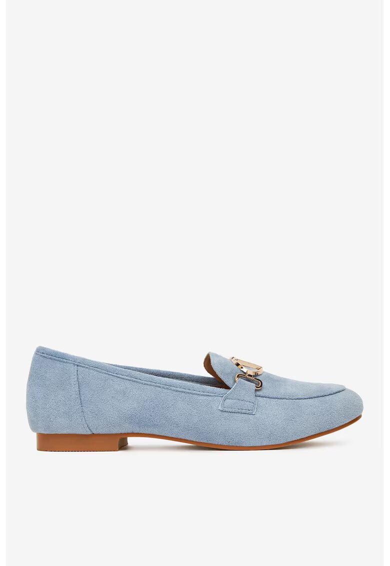 DeeZee Mocasini Textil - Albastru - Albastru
