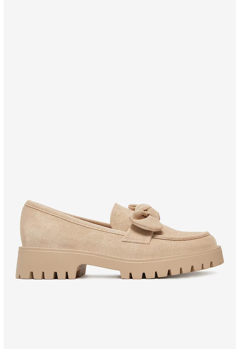 DeeZee Mocasini Textil - Bej - Bej