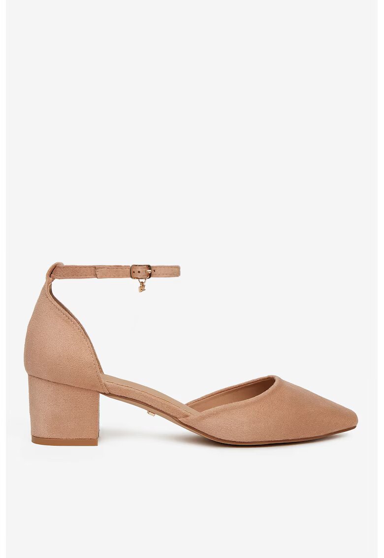 DeeZee Pantofi Bej - Material Textil - Bej