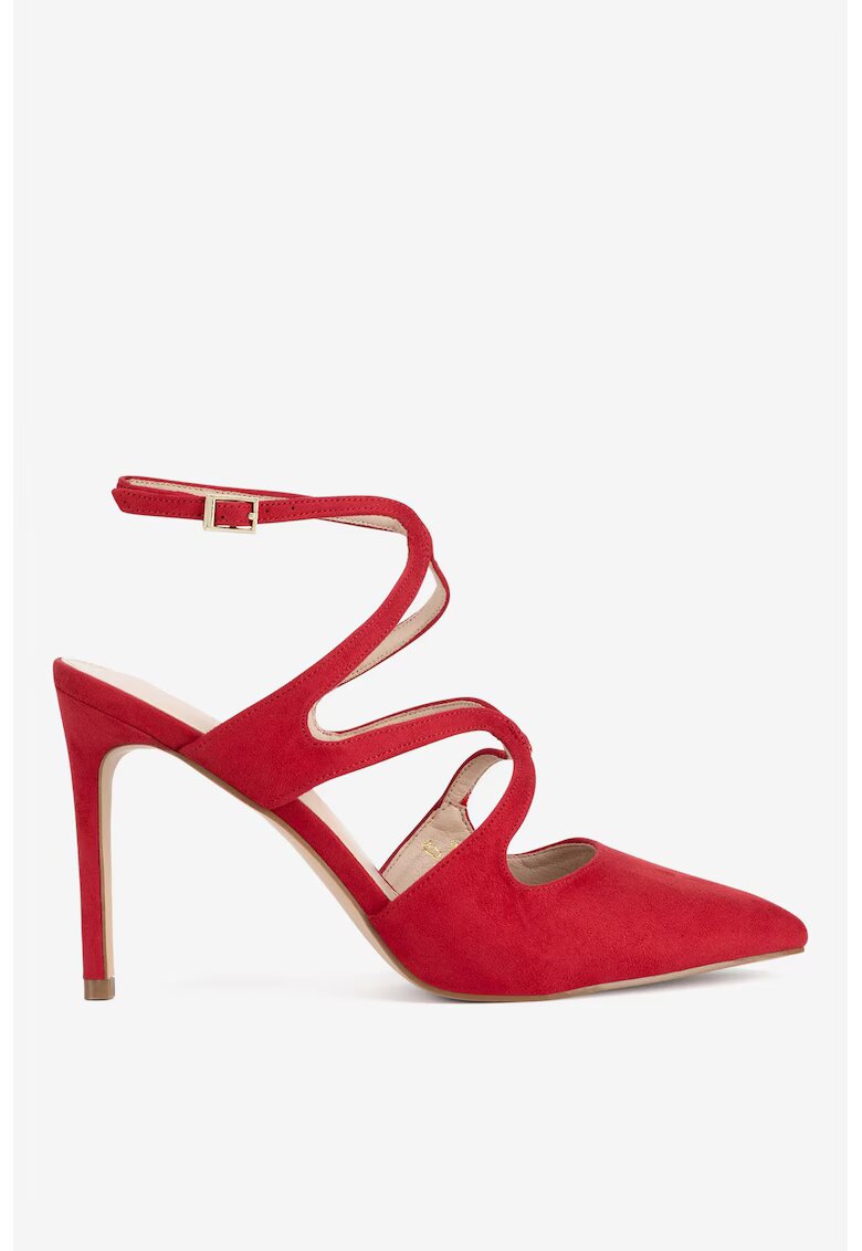 DeeZee Pantofi dama 5905588714729 - Textil - Rosu - Rosu