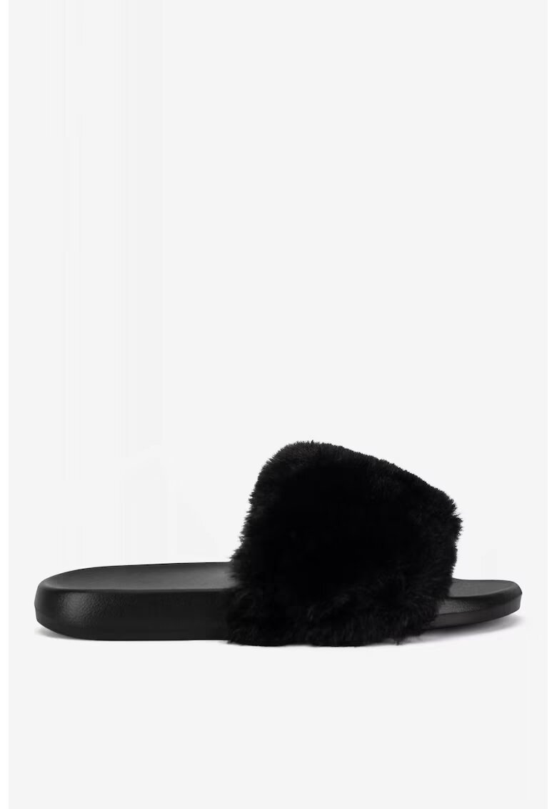 DeeZee Papuci dama 5905588781073 - Textil - Negru - Negru