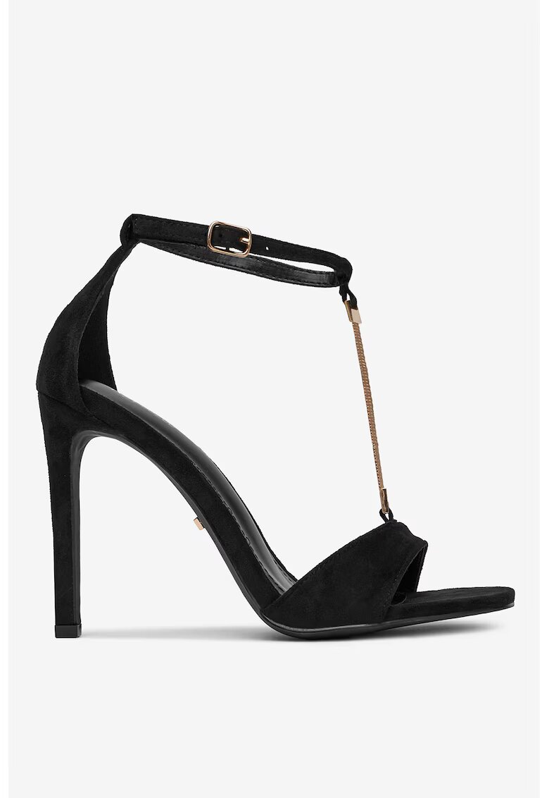 DeeZee Sandale cu toc Negru - Negru