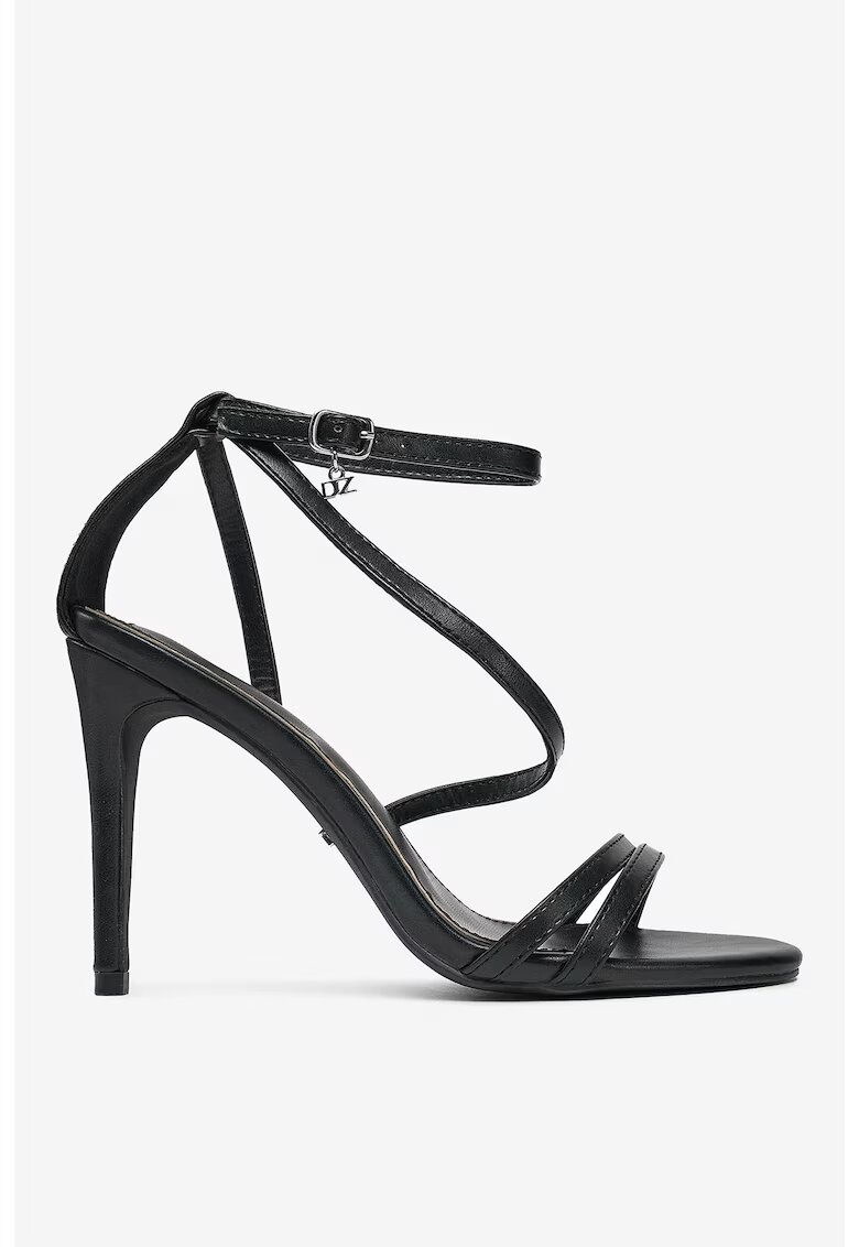 DeeZee Sandale cu toc Sintetic - Negru - Negru