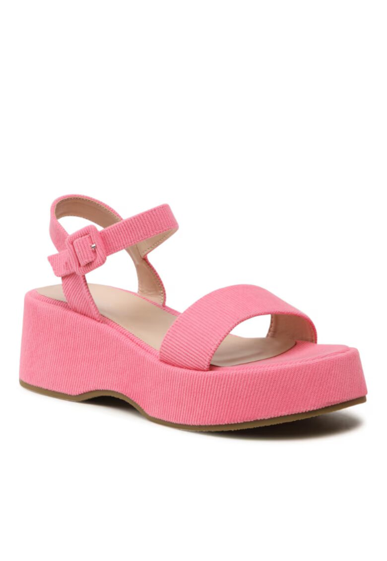 DeeZee Sandale dama - 302867059 - Roz - Textil - Roz