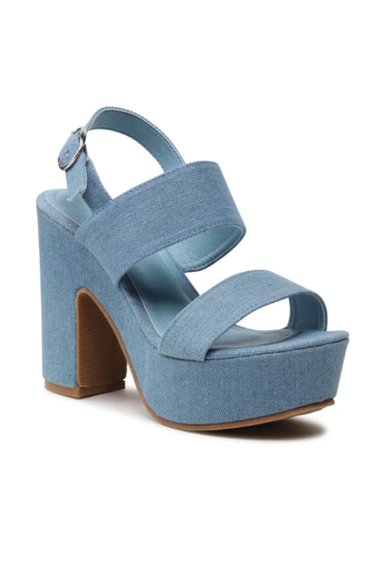 DeeZee Sandale dama - 302871865 - Albastru - Textil - Albastru