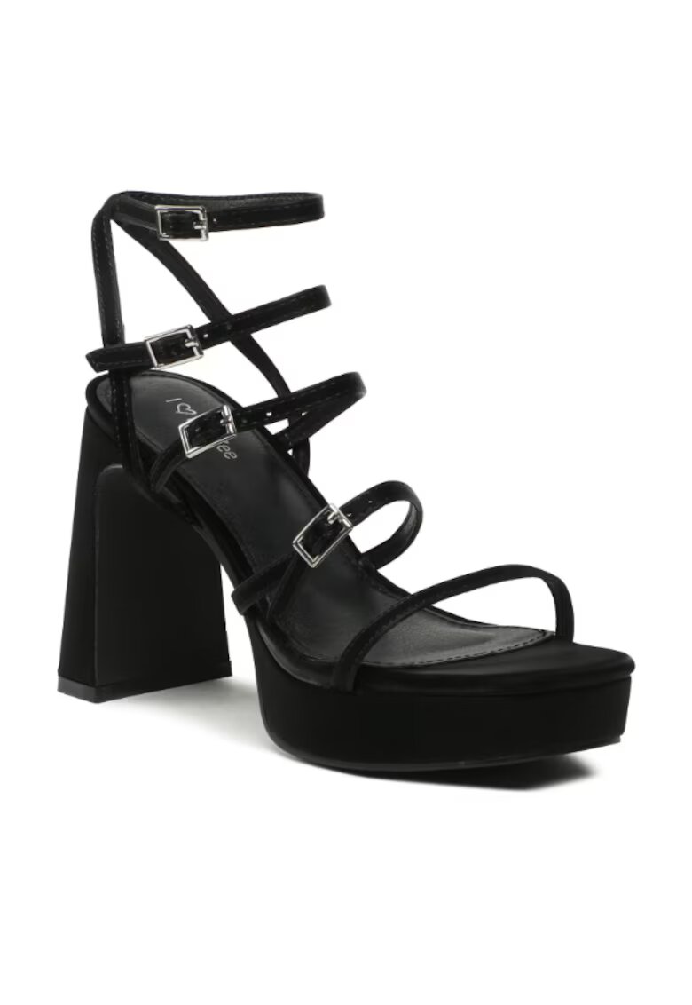 DeeZee Sandale dama - 302901883 - Negru - Textil - Negru