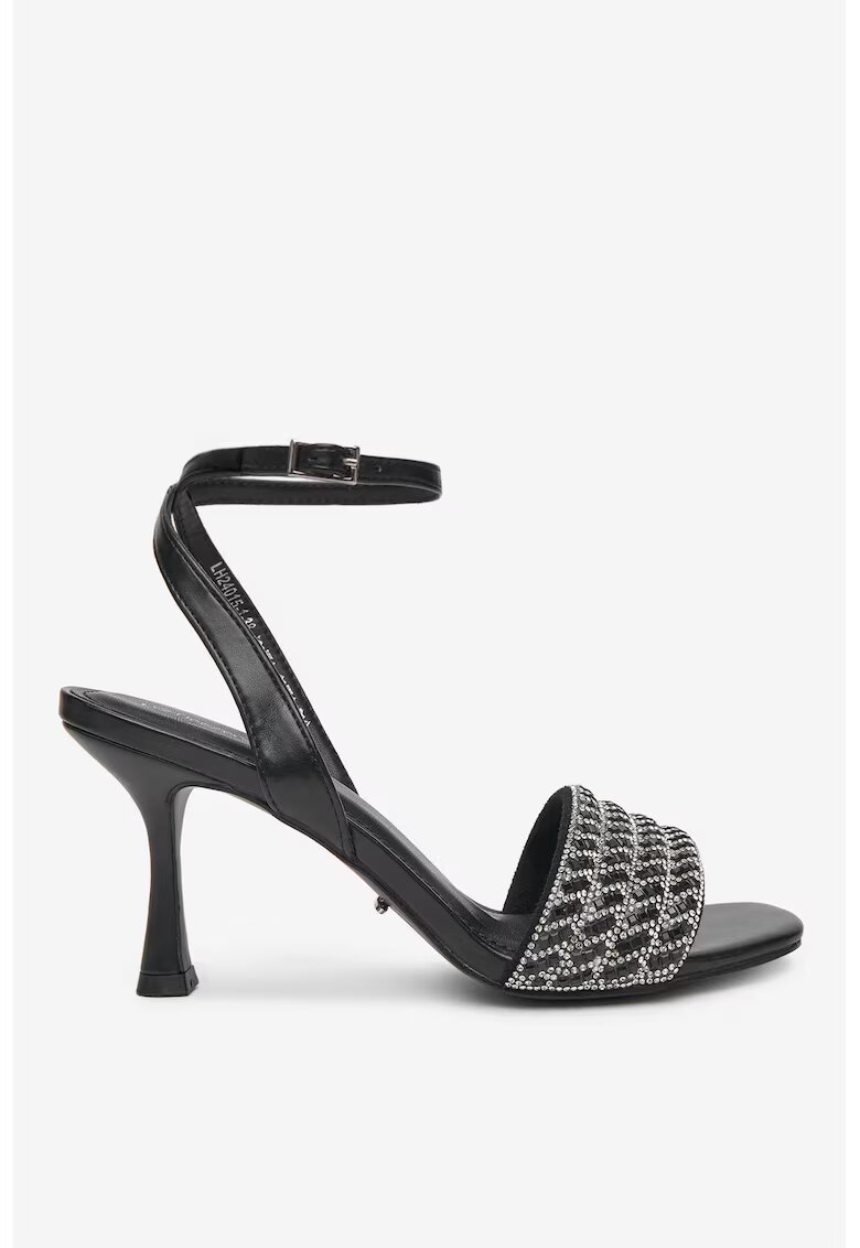 DeeZee Sandale dama 5903698192185 - Piele ecologica - Negru - Negru
