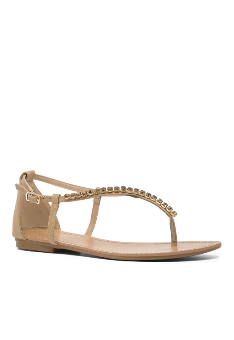 DeeZee Sandale dama - 590486277 - Bej - Piele ecologica - Bej