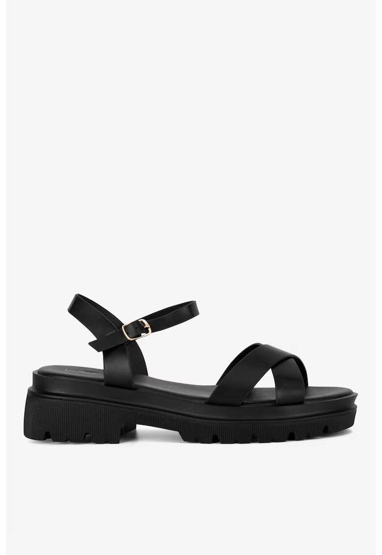 DeeZee Sandale dama 5905588696834 - Sintetic - Negru - Negru