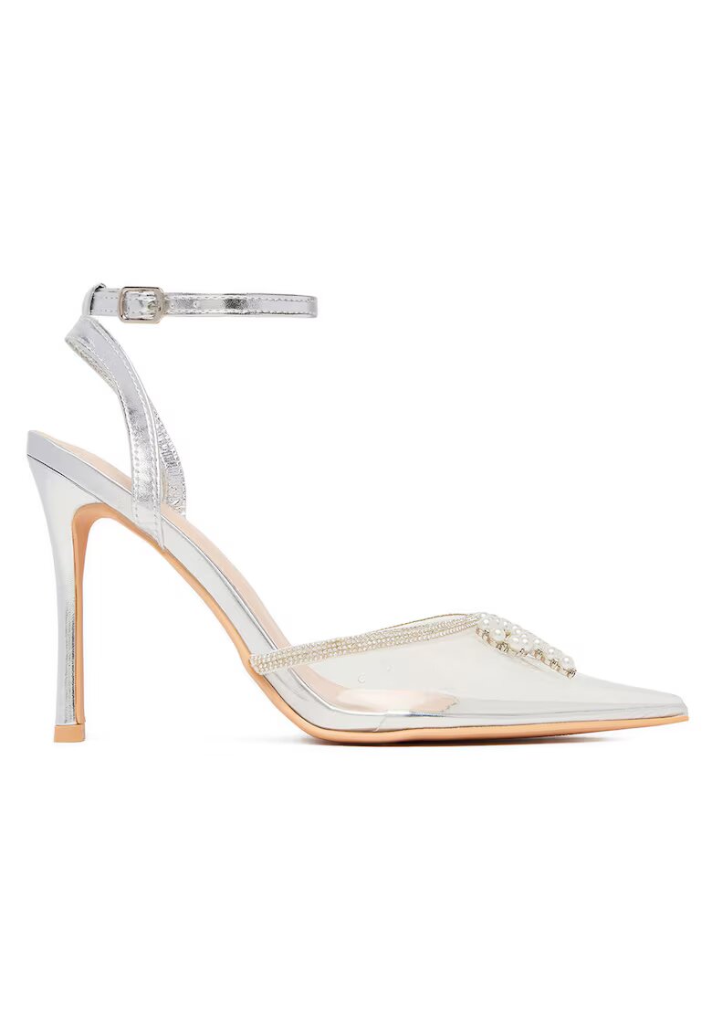 DeeZee Sandale dama - LIA SILVER RU - transparent - toc