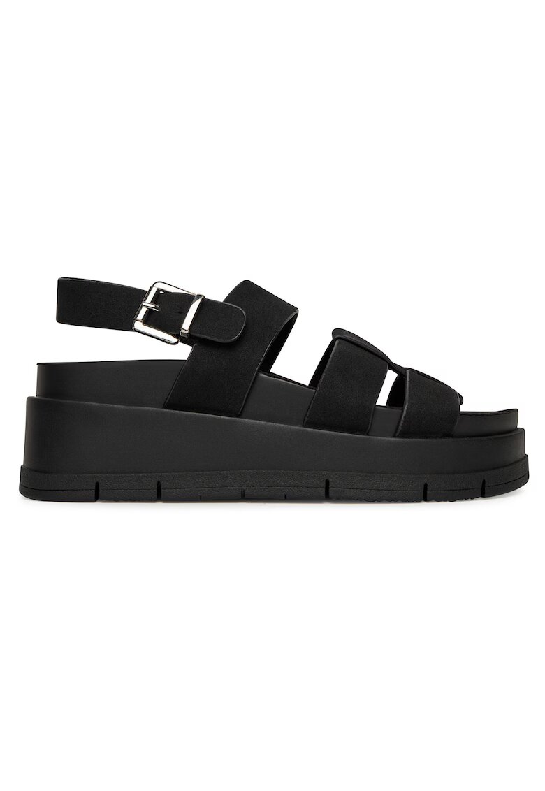 DeeZee Sandale dama - piele ecologica - negru