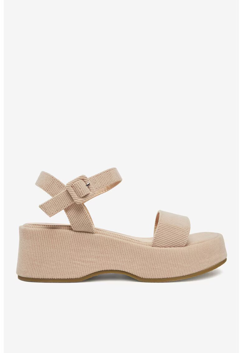 DeeZee Sandale din material textil bej - Bej