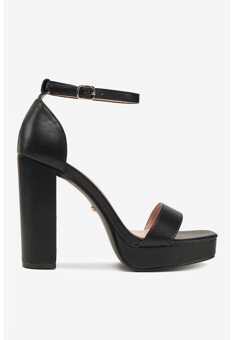 DeeZee Sandale Material Sintetic - Negru