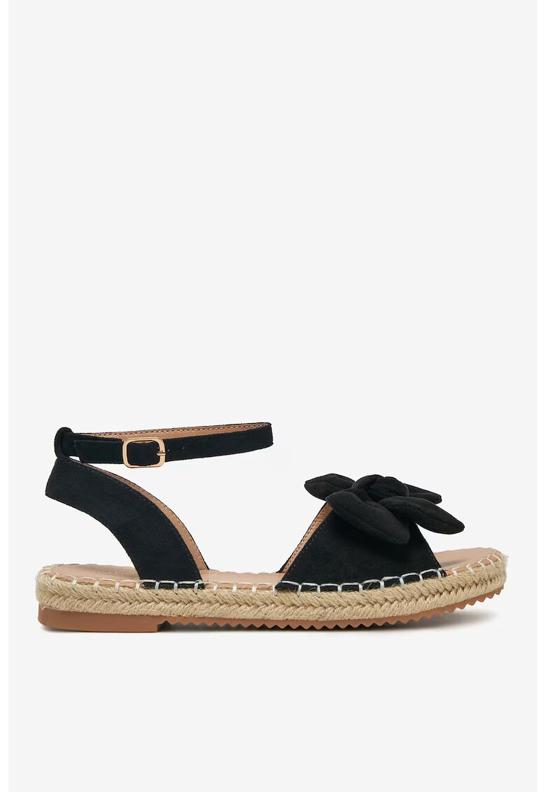 DeeZee Sandale Material Textil - Negru