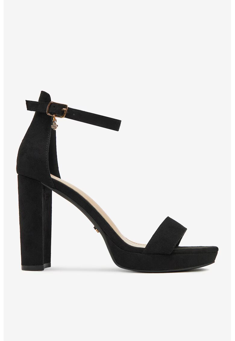 DeeZee Sandale Textil - Negru - Negru