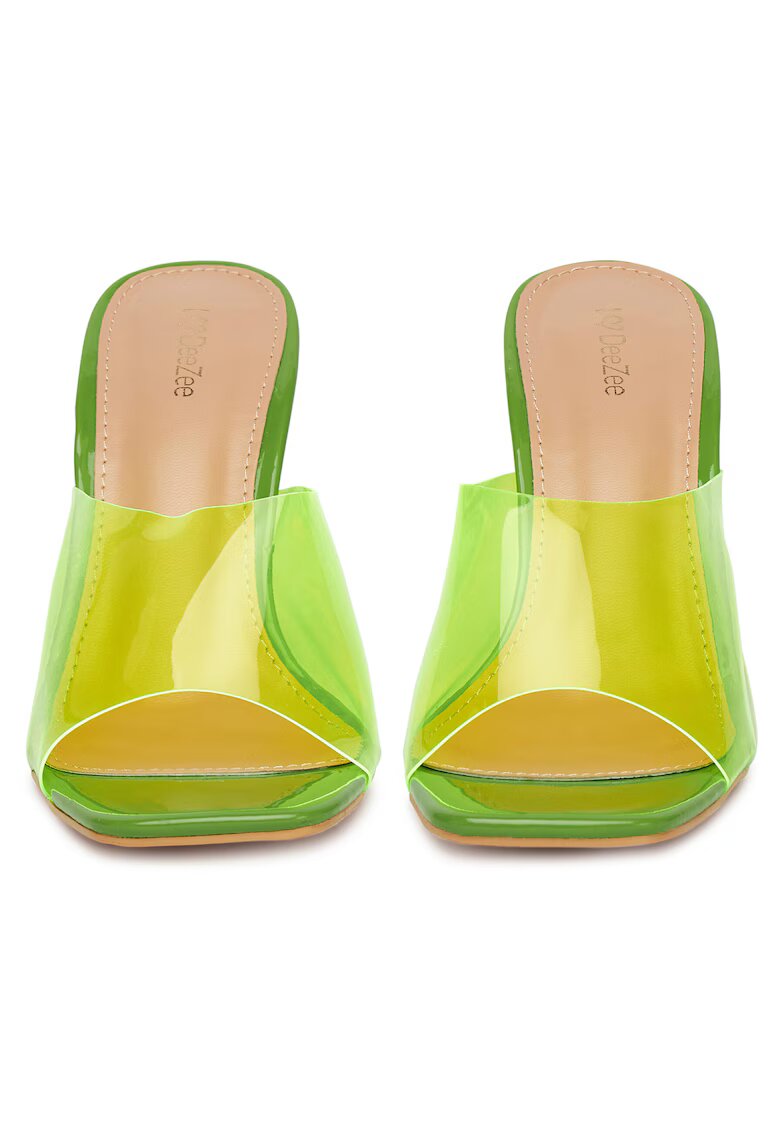 DeeZee Slapi dama cu toc - ZALHT-01 - verde