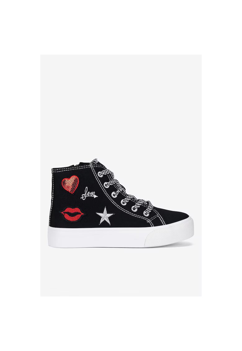 DeeZee Tenisi fete 5905588787396 - Textil - 32 EU - Negru