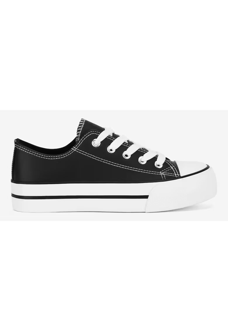 DeeZee Tenisi fete 5905588804758 - Sintetic - Negru - Negru