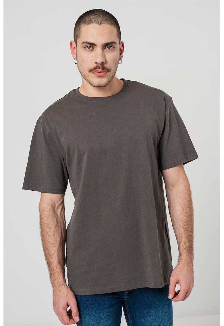 Denim Project Tricou cu imprimeu Mucho Más - Lila/Gri inchis/Verde menta