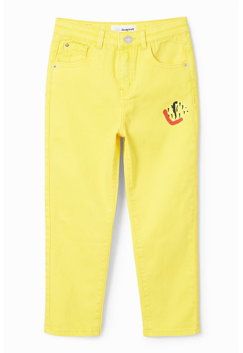 Desigual Blugi cu detalii grafice - Galben