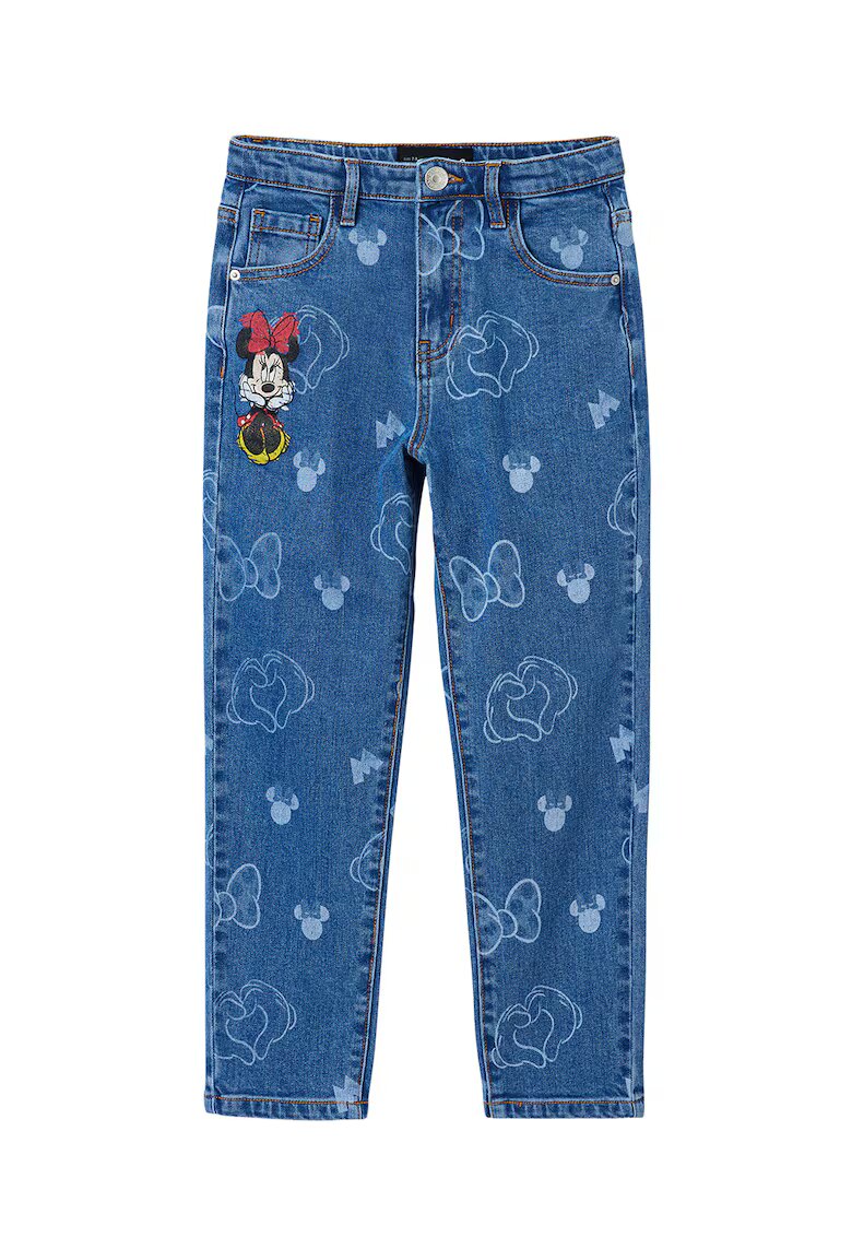 Desigual Blugi cu imprimeu Minnie Mouse - Albastru