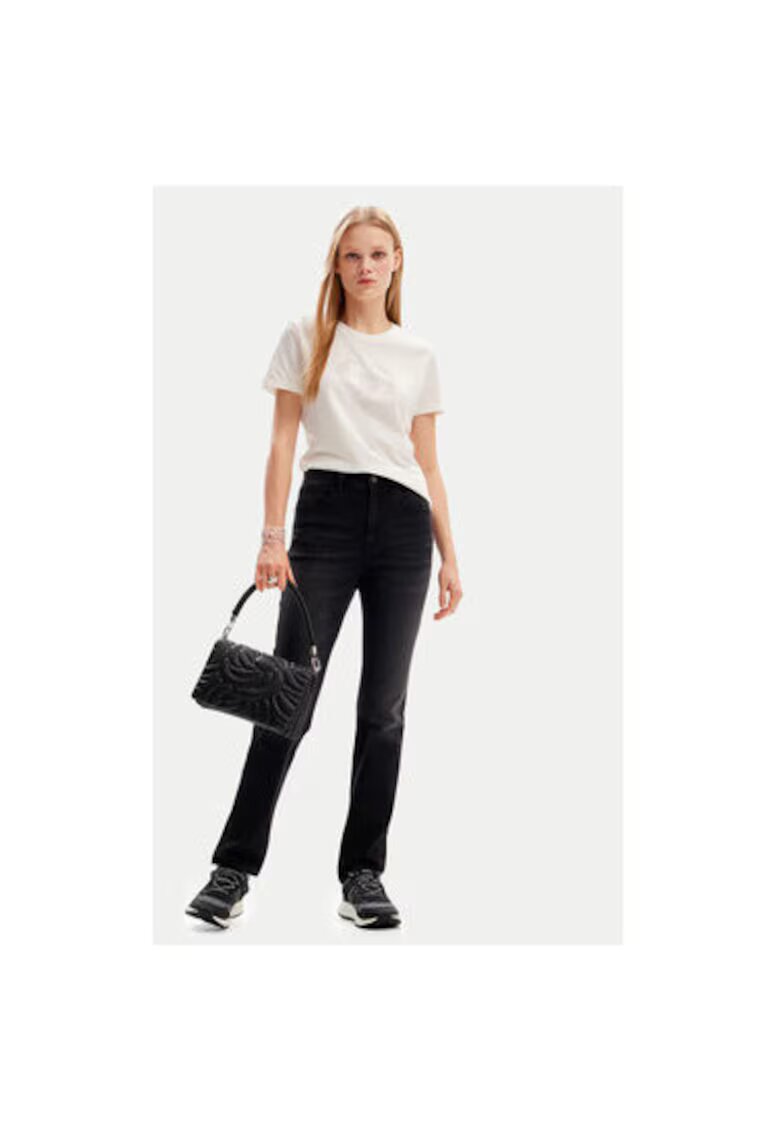 Desigual Blugi Dama - 304476693 - Bumbac - 46397 - Negru
