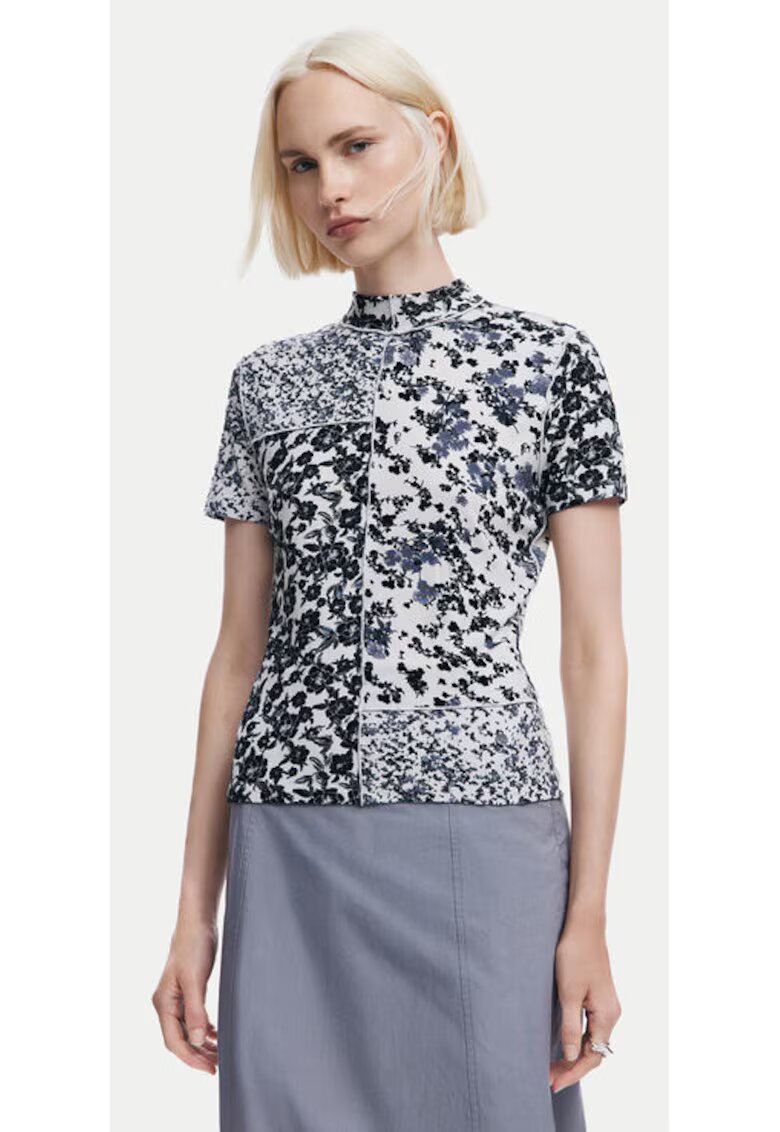 Desigual Bluza dama - 304478246 - Viscoza - Negru - Negru