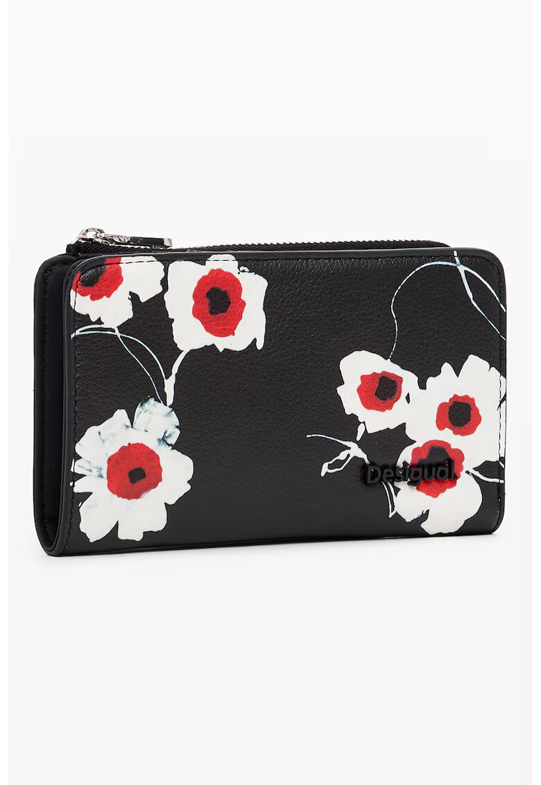Desigual Portofel din piele ecologica Chandra Emma 2.0 - Rosu/Alb/Negru