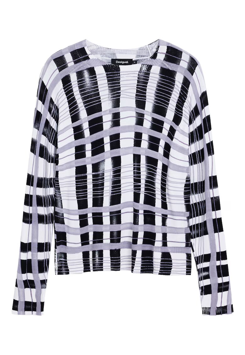 Desigual Pulover Dama - Negru - 80% viscoza - 20% poliamida