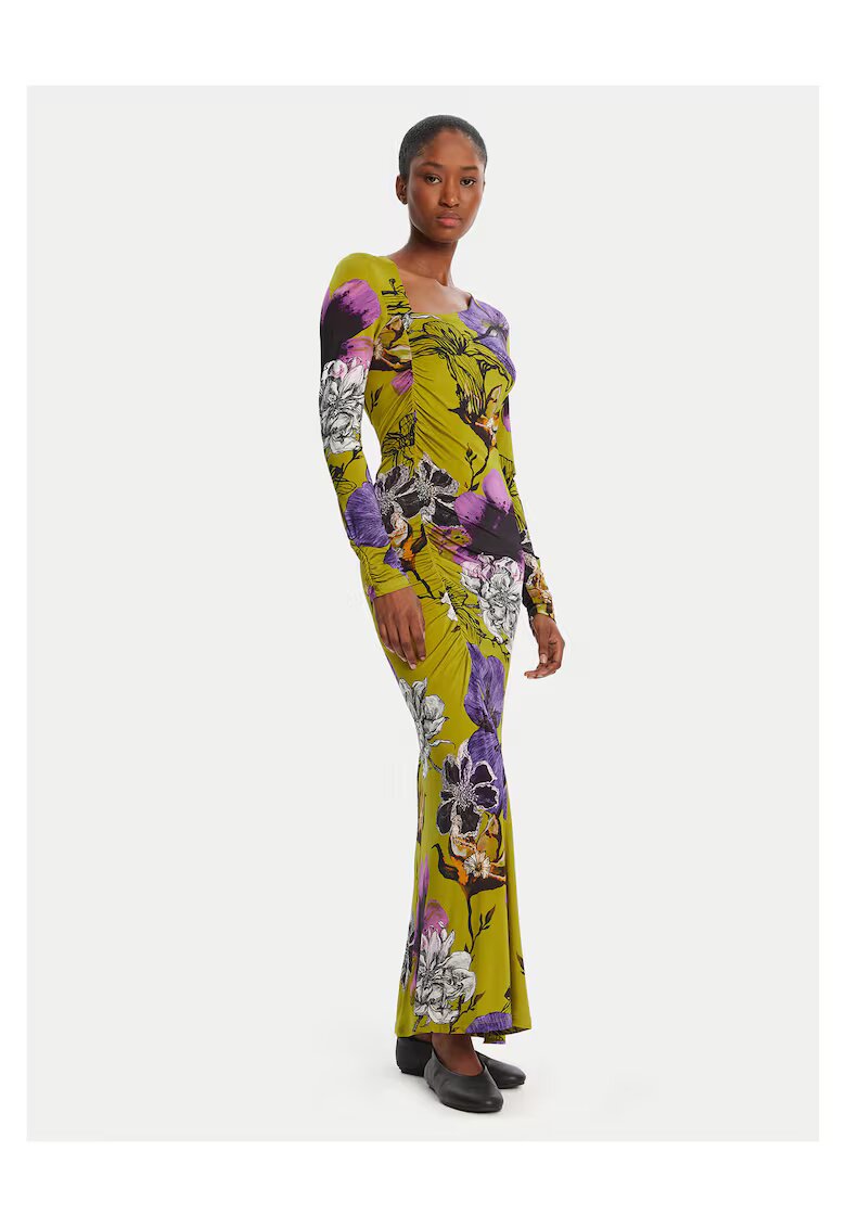 Desigual Rochie casual dama verde - fabrica de calitate