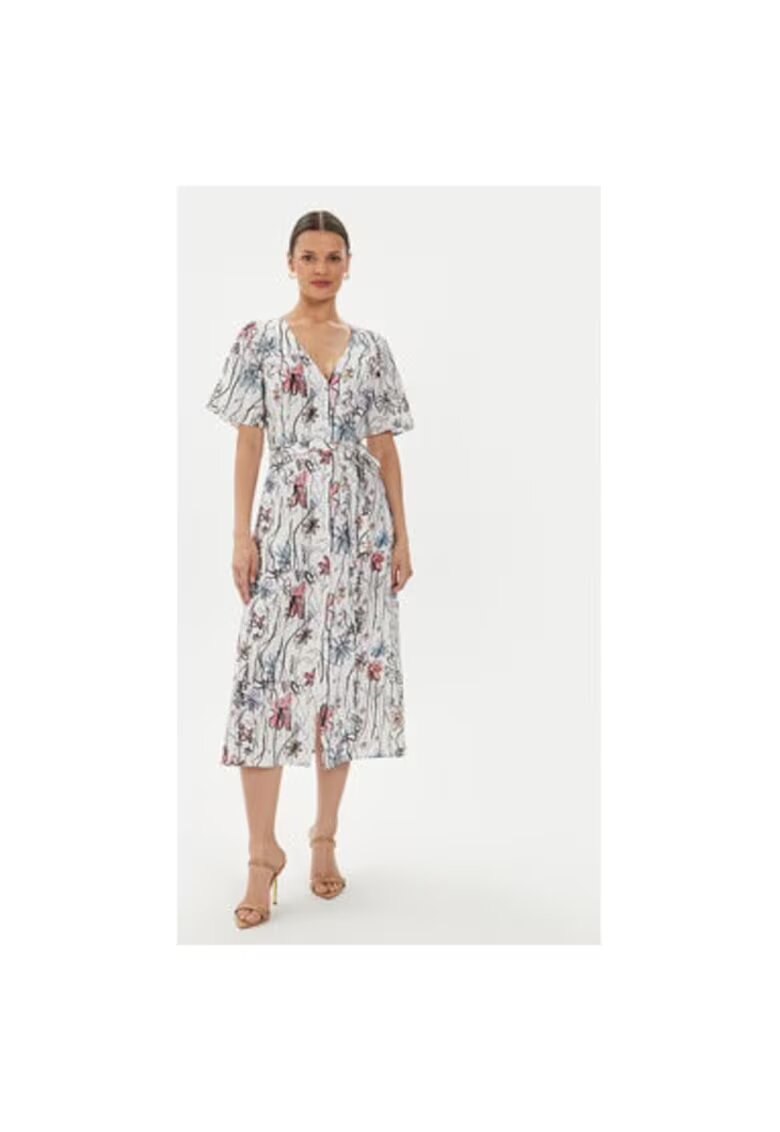 Desigual Rochie dama - 304477065 - Viscoza - Multicolor - Multicolor
