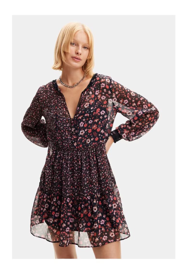Desigual Rochie dama - 76718 - Negru - Poliester