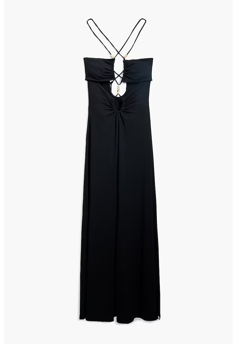 Desigual Rochie midi cu decupaje frontale - Negru
