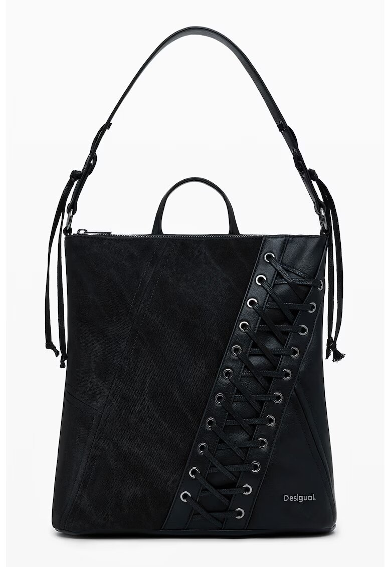 Desigual Rucsac convertibil cu siret - Negru
