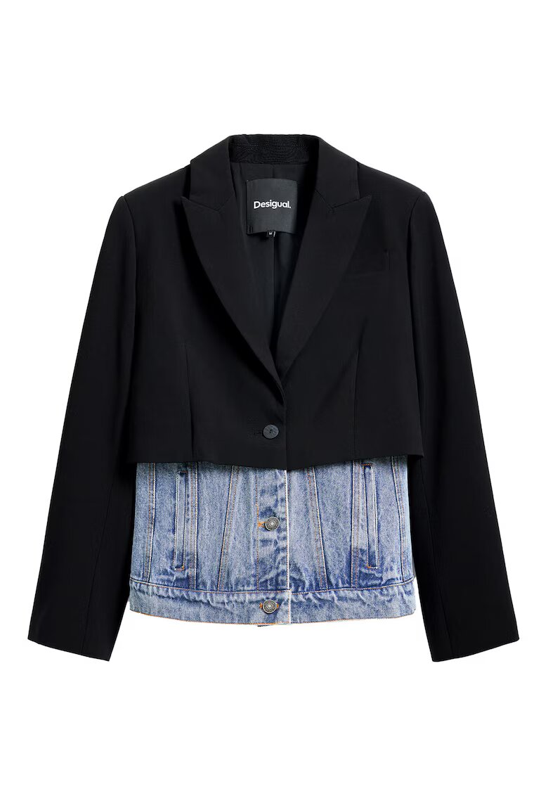 Desigual Sacou dama 25SWEW28 - Poliester - Negru - Negru