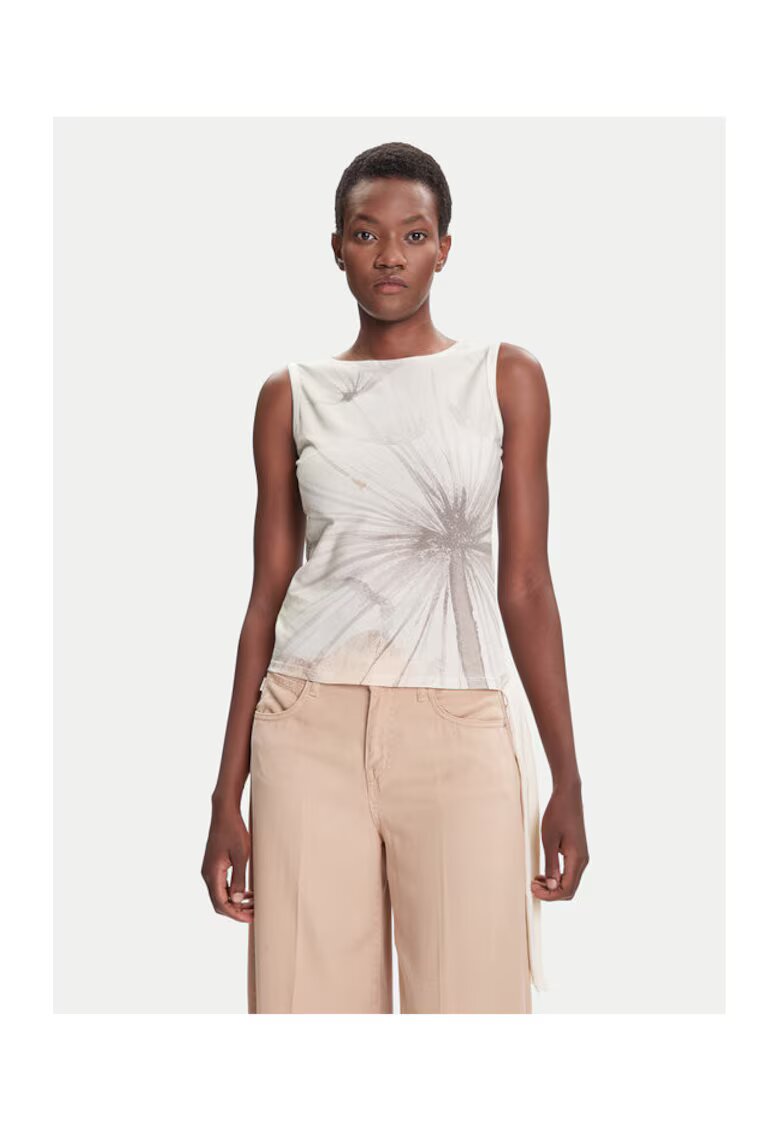 Desigual Top dama - Ecru