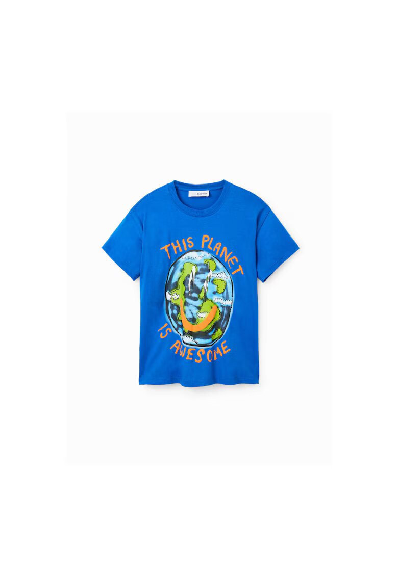 Desigual Tricou copii - 302006700 - Bumbac - Albastru - Albastru