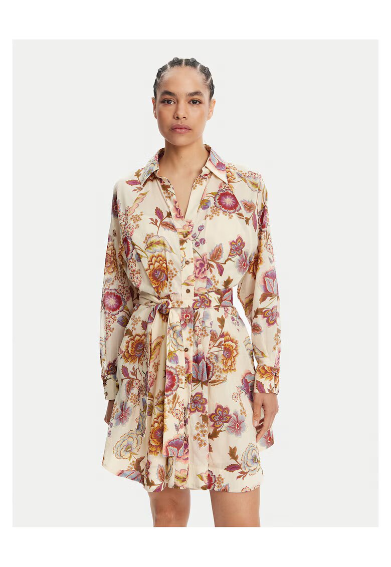 Devotion TWINS Rochie camasa bej - femei