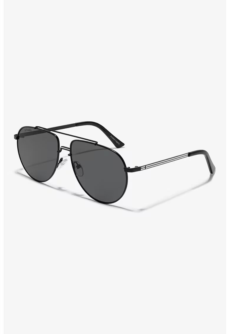 DFranklin Ochelari de soare aviator unisex - Alb/Negru