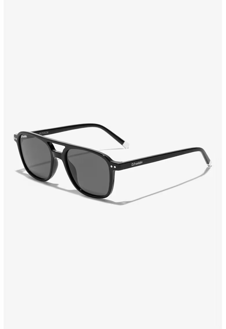 DFranklin Ochelari de soare aviator unisex cu lentile polarizate - Negru