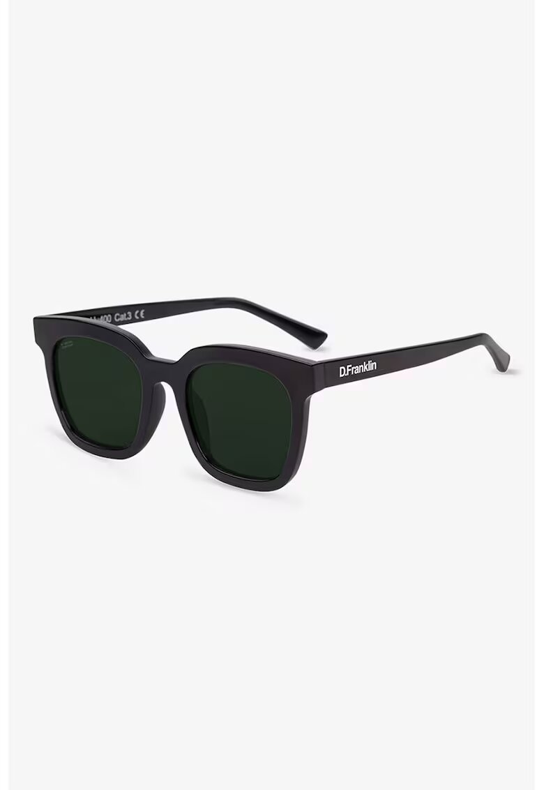 DFranklin Ochelari de soare cu lenile uni - Negru