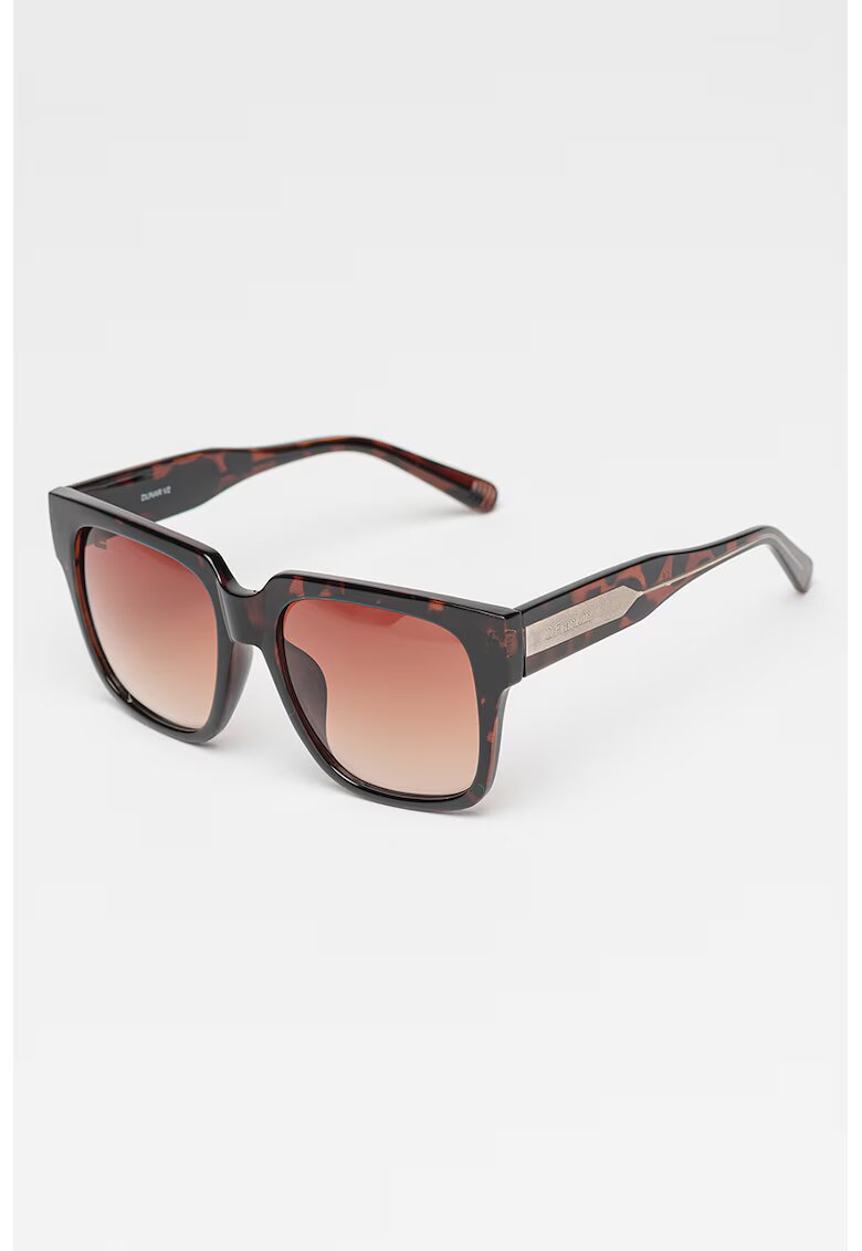 DFranklin Ochelari de soare unisex cu lentile in degrade Dunar - Maro inchis