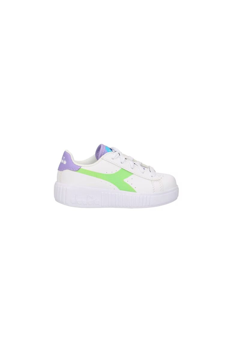 Diadora Pantofi Sport Game Step Wonderland JR 178346-C2400 - Fete - Alb