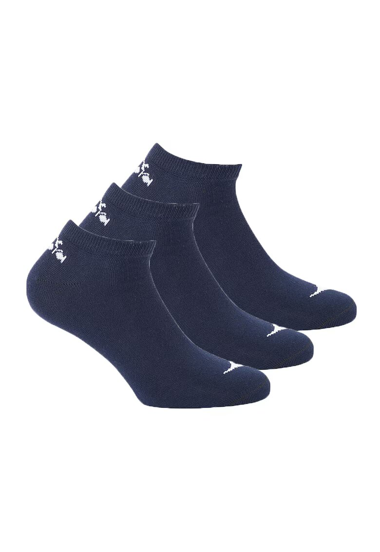 Diadora Set de sosete scurte unisex - 3 perechi - Albastru inchis