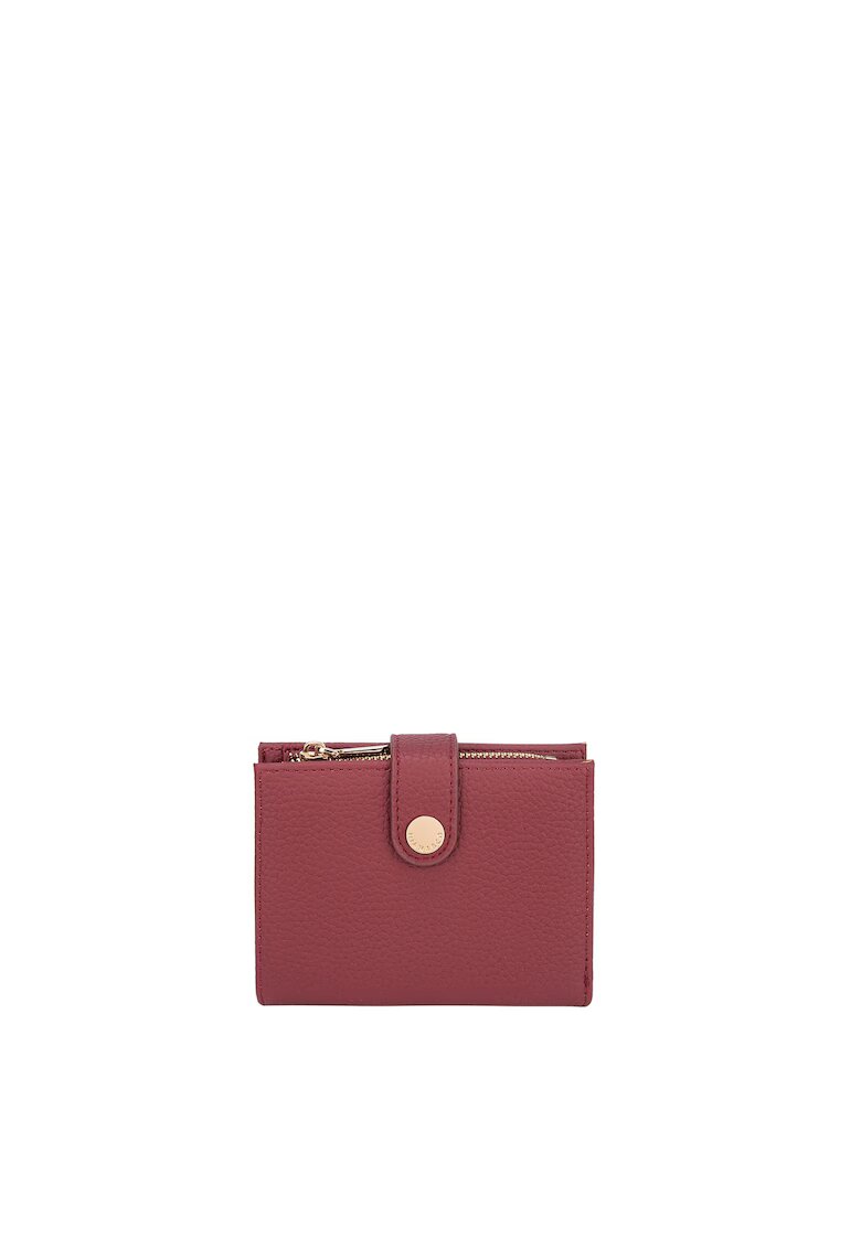 DianaCo Portofel uni Velvetia Lux - Rosu